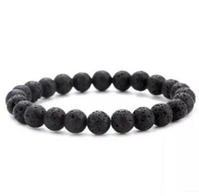 Black Lava Stone beads bracelet possessing healing properties & Look Beautiful