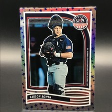 KARSON BOWEN 2024 USA Stars & Stripes BLUE HOLO CTC COLLEGIATE 