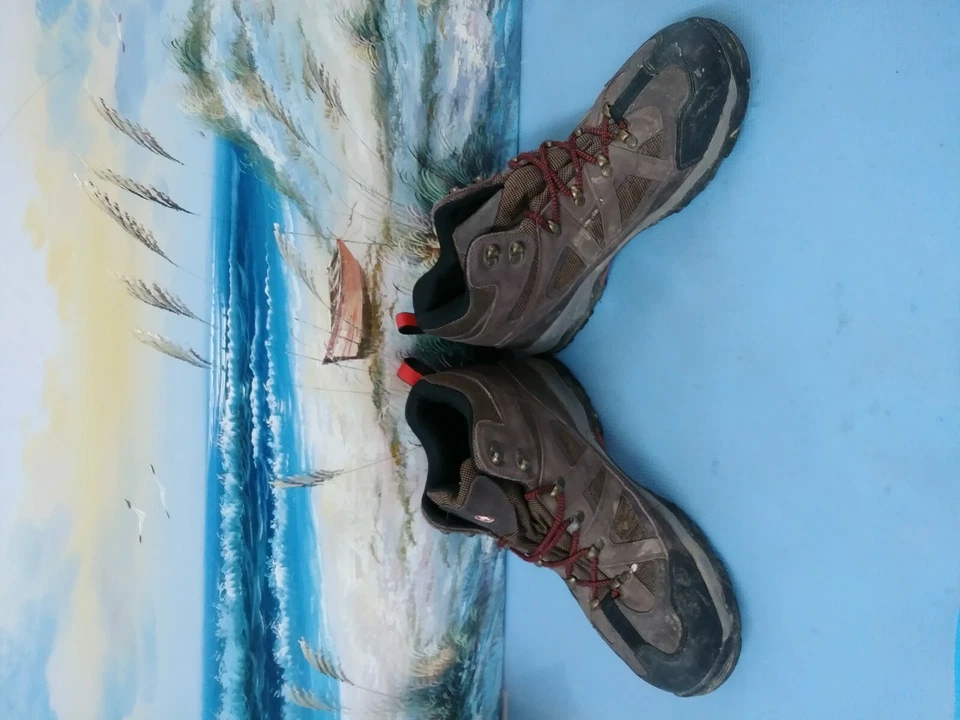 Swiss Gear Zapatos Para Hombres 13 Senderismo Botas de Cuero Marrón talla FM8330.74 Foto 4 de 4