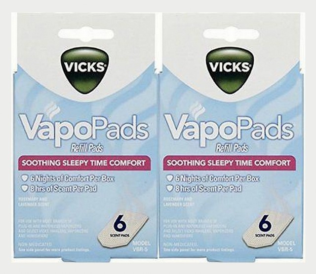 Vicks SLEEPYTIME Vapor Pads 6ct (2 pack ) = 12 pads total eBay