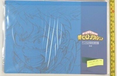 My Hero Academia Animation Art Works book 3rd blue anime animator