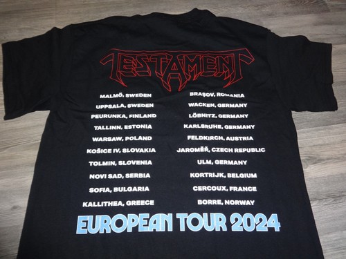 Testament Rar Unworn Tour Shirt Thrash Metal Exodus Anthrax Slayer Venom Turbo - Bild 2 von 6