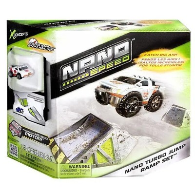 NEW XConcepts Nano Speed Turbo Jump Ramp Set Pull and Go Ensanada Spin Master