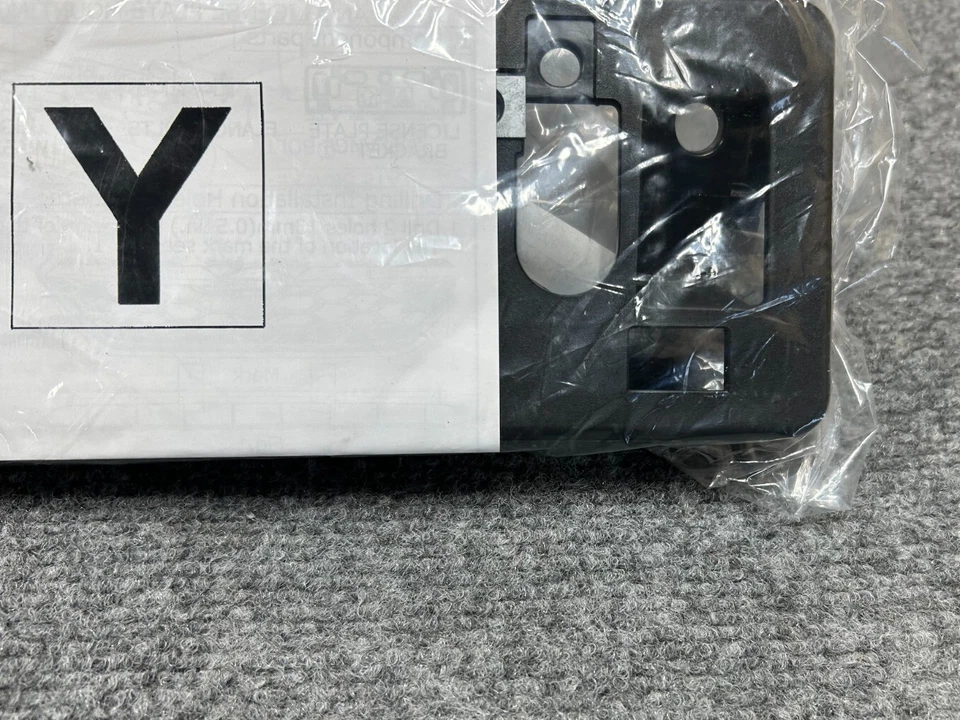 SUBARU WRX LIMITED 22-24 OEM FRONT BUMPER LICENSE PLATE FRAME MOUNT BRACKET 16K - Image 3 of 4