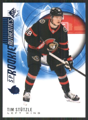 #ad 2020 21 SP Blue #112 Tim Stutzle Ottawa Senators TW2018 $3.00