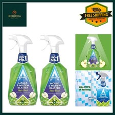 Powerful Mould & Mildew Remover Spray, Hygienic Deep Cleaner, 2x750ml Twin Pack 11.99 per litre