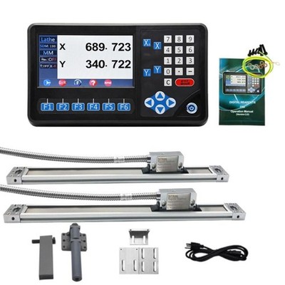Ditron 2 Axis DRO Digital Readout Magnetic Scale 170mm~1520mm /3040mm/2030mm 5um