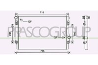 Prasco KüHler WasserküHler FüR VW Golf VII 2.0 GTI T-ROC Cupra Ateca Octavia