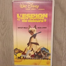 Walt Disney VHS ( L’Espion aux pattes de velours ) "Toute Première Édition" Rare