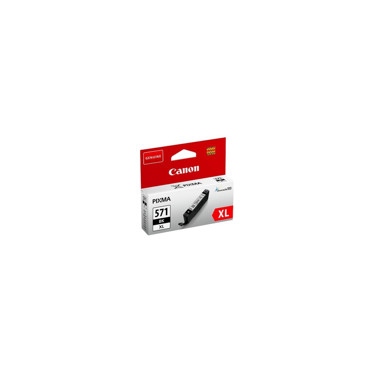 Cartouche Canon CLI571 XL Noir à encre chromatique pour des contrastes photographiques profonds