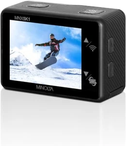 Minolta MNX5K1 5K Ultra HD, 24 MP Action Camera Kit, Waterproof Case- Bundle Kit Review