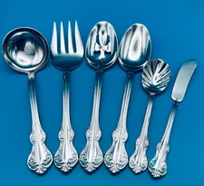 6 PC Wallace CONTINENTAL CAMDEN Hostess Serving Set Stainless  18/10 CHINA