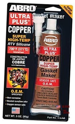 Copper Silicone Sealant & Gasket Maker - Ultra Plus 999 - 1 Pack