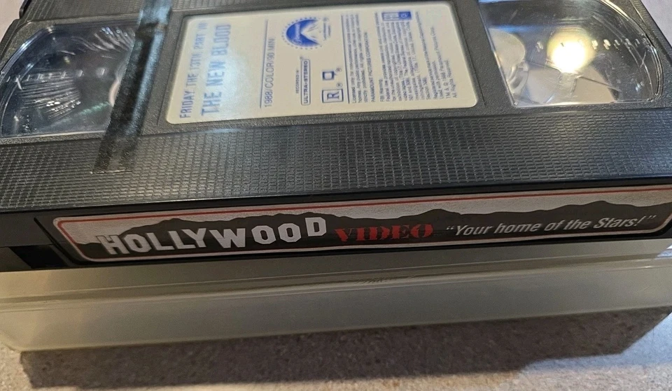 Friday The 13th Part VII 7 The New Blood VHS 1988 Horror VTG Original (NO COVER) - Image 2 of 2
