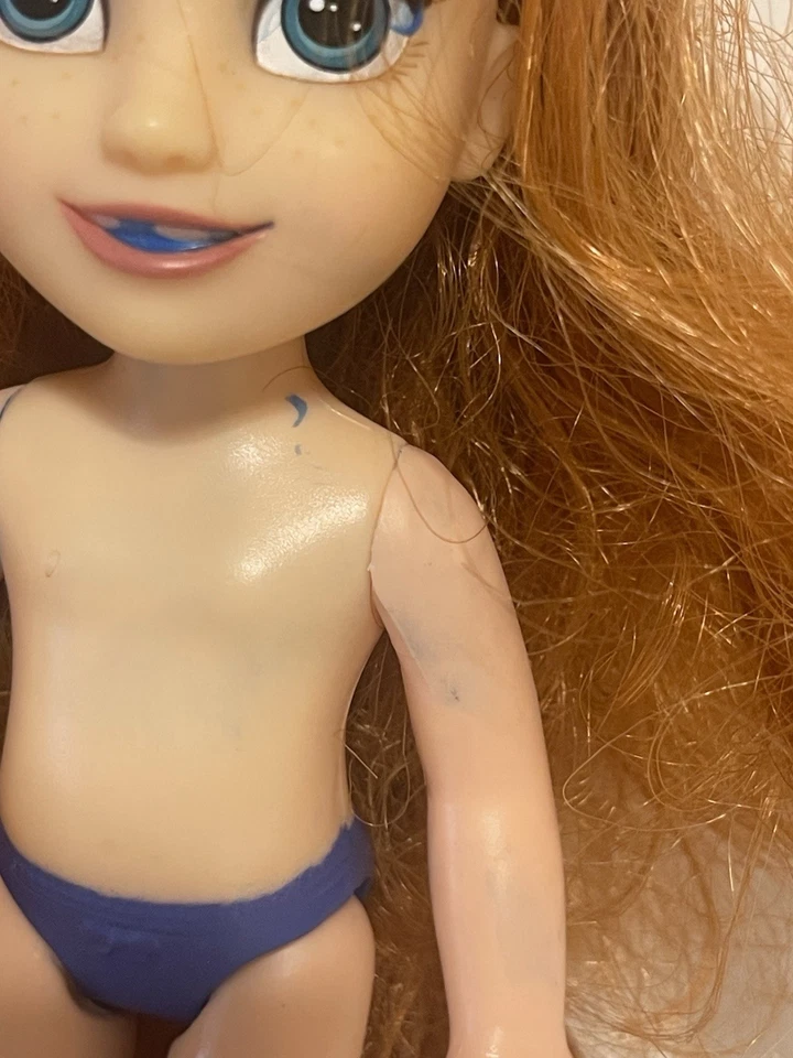 Disney FROZEN 2 Pequeño Niño ANNA Aventura 6" Muñeca Princesa Coleccionable DESNUDA Foto 4 de 4