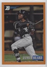 2021 Bowman Heritage Prospects Orange Chrome Refractor 21/25 James Beard 0m4q