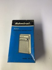 Vintage Admiral AM Solid State Portable Radio Model PR 277 Original Box ONLY 
