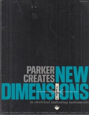 Parker New Dimensions in Electrical Indicating Instruments sales materials 1964