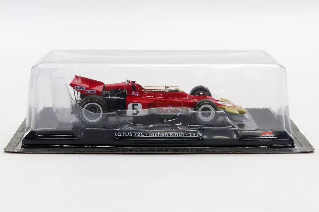 Minicar 1/24 Lotus 72C -Jochen Rindt -1970 5 Red White Big Scale F1 Collection