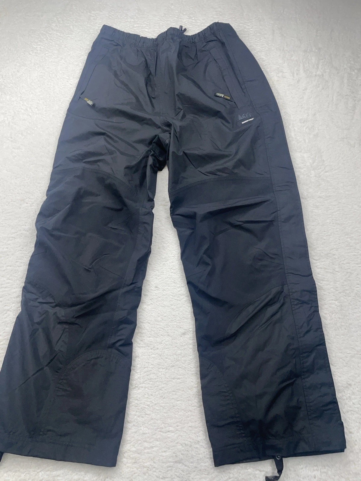 REI Co-Op Men’s Rain Pants Black Size XL Gore-Tex Snow Hiking H2O Resistant