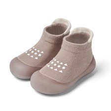 Baby Sock Shoes Baby Walking Shoes Infant Non-Slip Breathable Slippers with S...