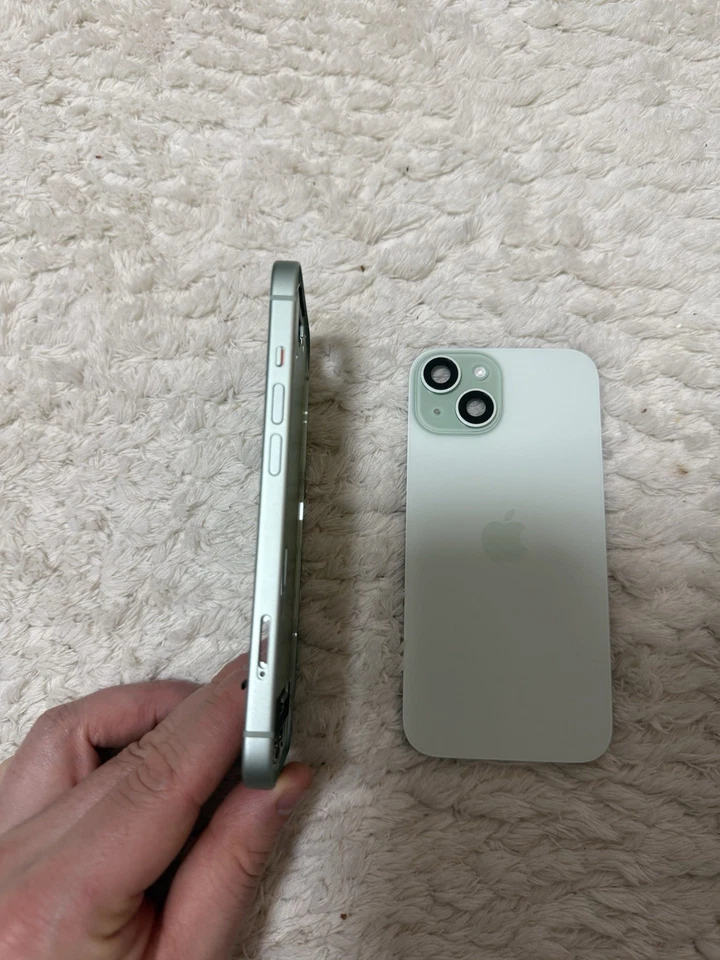 Original Apple iPhone 15 Backcover + Gehäuse vormontiert + Rahmen Komplett - Bild 3 von 4