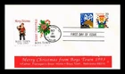 US COVER CHRISTMAS BOYS TOWN FIRST DAY ISSUE COMBO PASTED ON STICKER