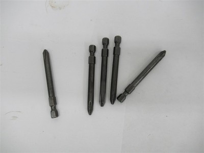 Apex 492-A , #2 Phillips Power Driver Bits , 2-3/4'' OAL , 1/4'' Hex (PK 5)