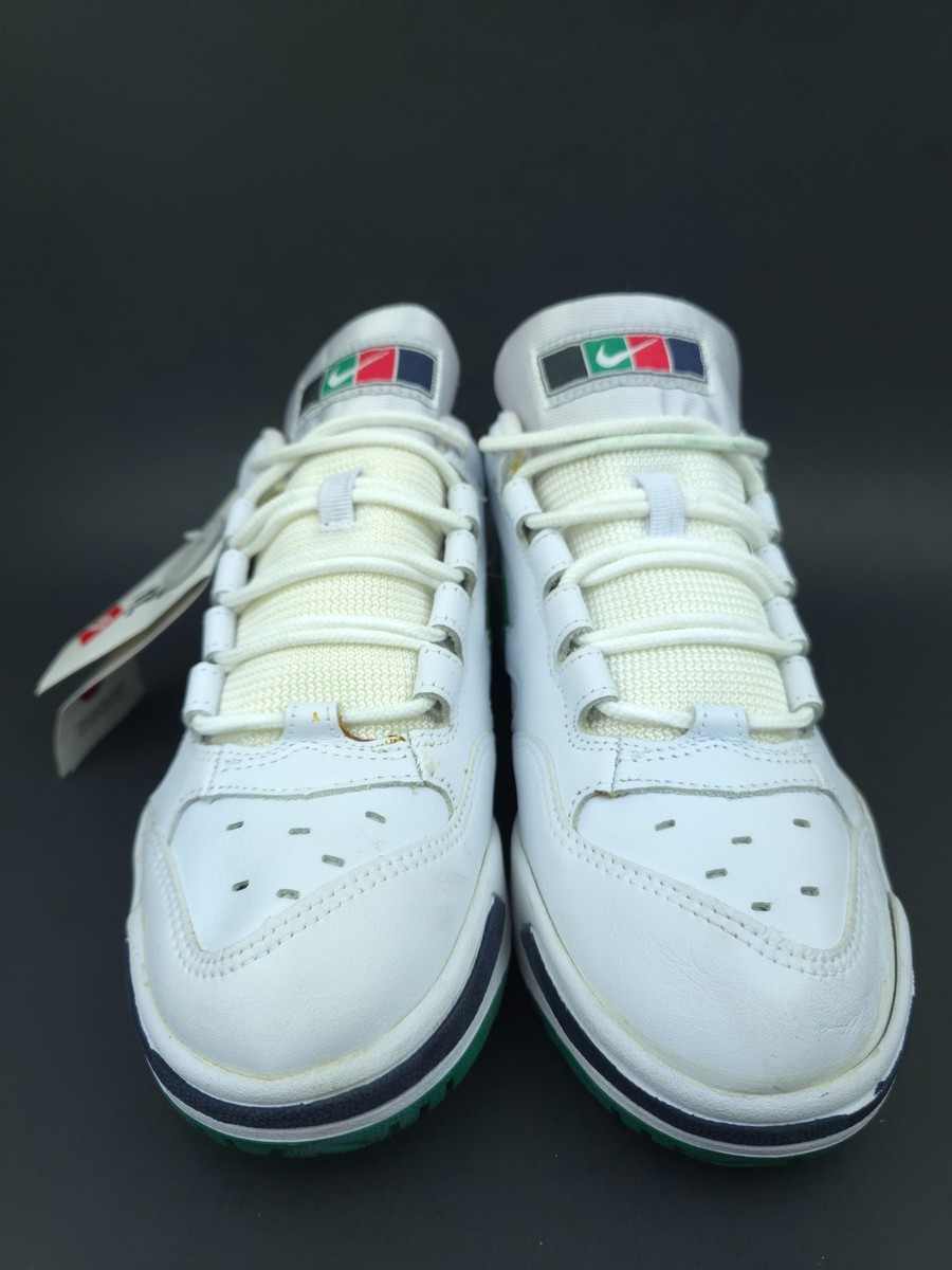 VTG 1995 Nike Air Repeat Mens 8.5 White Blue Green Sneaker Shoes