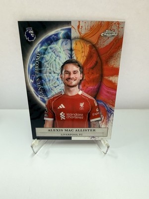 Topps Chrome 25/26 Mac Allister Chrome Genius Case Hit Liverpool