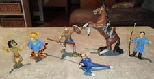 Figuren-Konvolut: Dompteur, Thraker, Mogli, Tigger von Bullyland; Pferd Papo u.a