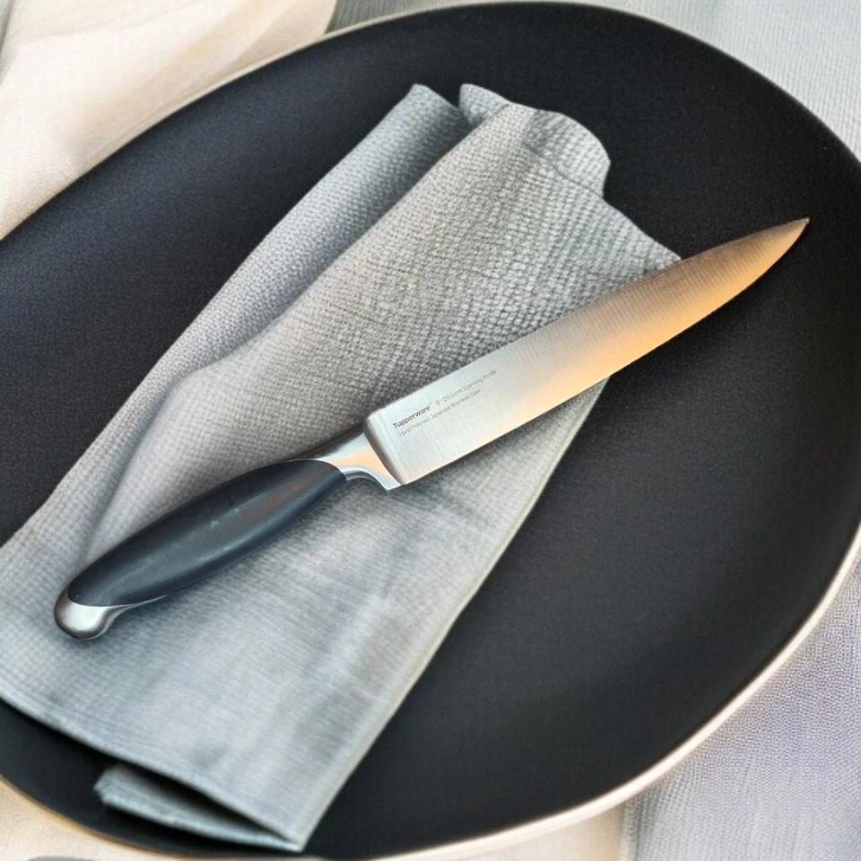 TUPPERWARE D140 CHEF-SERIE PRO SCHINKENMESSER EDELSTAHL - Bild 2 von 2