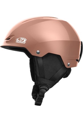 Findway Snowboard Helmet Ski Helmet for Adults Color Rose gold Small