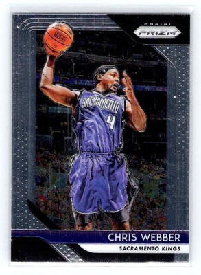 2018-19 Panini Prizm Basketball 165 Chris Webber - Sacramento Kings
