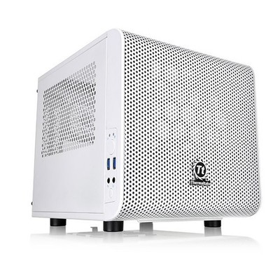 NEW - Thermaltake Core V1 Snow Edition Mini-ITX Cube Case - RARE - USA SHIP