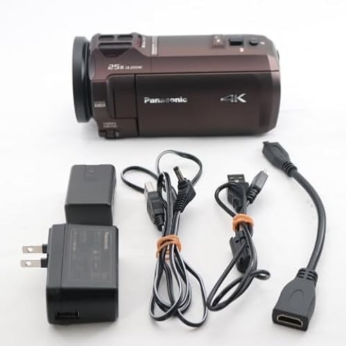USED Panasonic 4K Video Camera 64GB 20x Optical Zoom Cacao Brown HC-VX992MS-T - Picture 1 of 4