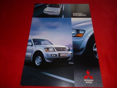 MITSUBISHI Pajero V60 3.2 DI-D 3.5 GDI Avance Elegance Prospekt Brochure 2002