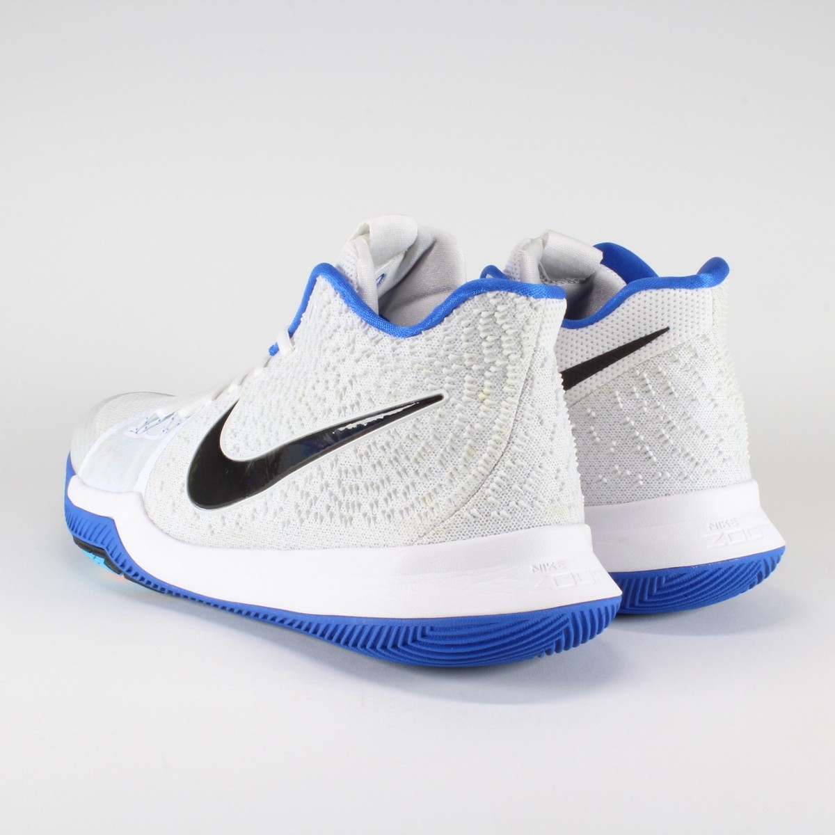 Worn Once* Nike Kyrie 3 'Duke' White Blue 852395-102 Men's Size 13
