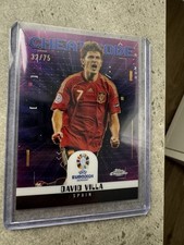 David Villa /75 Topps Nummeriert Cheatcode Spanien Euro 2024
