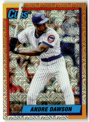 2025 Topps Chrome MLB No. U90C-18 Andre Dawson Mojo Refractor