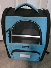 Dog Cat Pet Carrier Backpack Bag Comfort Soft Travel Breathable Mesh Shoulder US