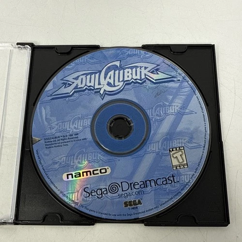 Soul Calibur (Sega Dreamcast, 1999) Tested Disc In Generic Case