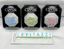 Swarovski Crystal Elements Beads Crystal Elegance  Crystazzi New 4 Pc Lot
