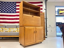 Ercol Windsor, Vintage Compact Bookcase Bureau - Delivery Available