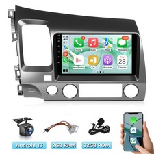 9Inch Carplay For Honda Civic 2006-2011 Car Stereo Radio Android 8Core GPS NEW