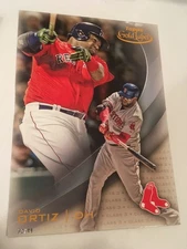 2016 Topps Gold Label Jumbo 5x7 David Ortiz Red Sox 32 #’d /49 Class 3