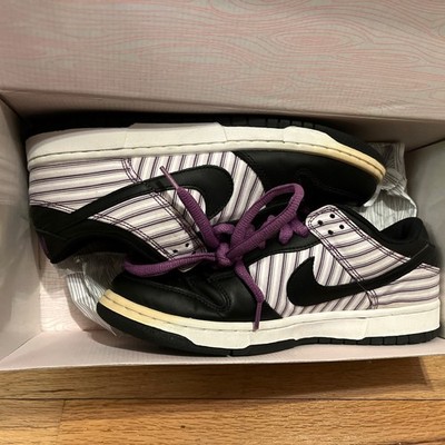 nike sb dunk low pro mens 9.5 purple avenger 2005 vtg rare NOS