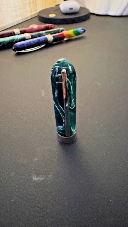 Ручка перьевая Visconti Millennium Arc Moonlight - зеленая - ограниченный выпуск 47/200 - F новая в коробке - Изображение 3 из 4