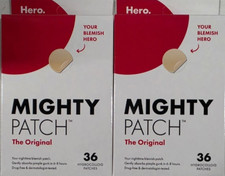 Hero Cosmetics Mighty Patch The Original - 2 PACK- 36 patches in each. Exp 2028