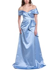Rene Ruiz Off-The-Shoulder A-Line Gown Women's